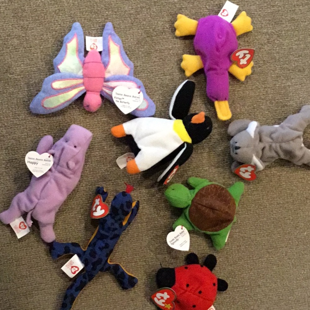 Beanie Babies. Teenie size